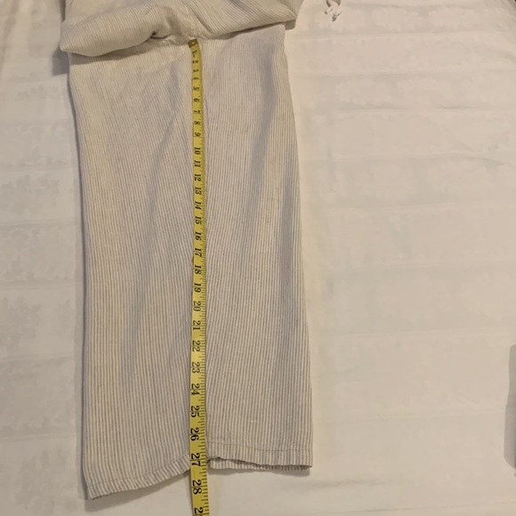 Liz & Jane Some What Funky Women 100% Stripe Drawstring Oversize Linen Pants - Picture 11 of 11